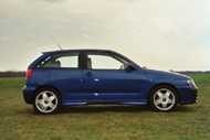 Photo de l'Ibiza Cupra Bleu impérial