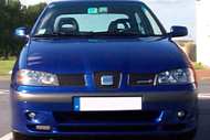 Photo de l'Ibiza Cupra Bleu impérial