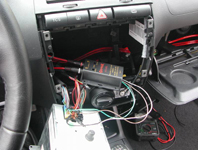 Photo du montage d'un ampli