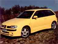 Photo de l'Ibiza Cupra Jaune Ovni