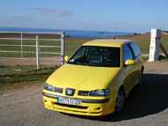 Photo de l'Ibiza Cupra Jaune Ovni