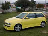 Photo de l'Ibiza Cupra Jaune Ovni