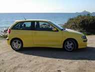 Photo de l'Ibiza Cupra Jaune Ovni