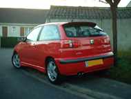 Photo de l'Ibiza Cupra Rouge Flash