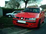 Photo de l'Ibiza Cupra Rouge Flash